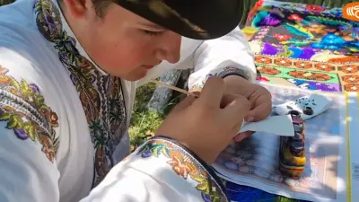 Iurea Alexandru, încondeiat ouă