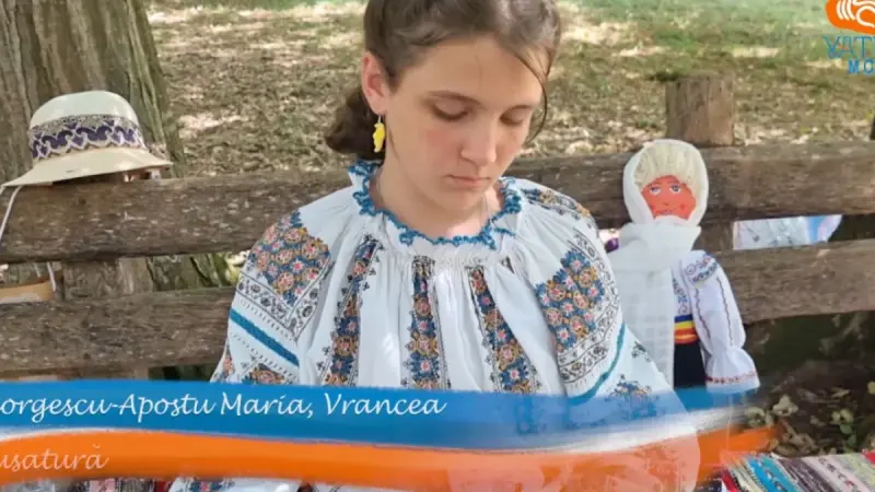 Maria Georgescu Apostu, cusătură