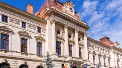 Palatul Bancii Naționale a României (BNR) din București. Corpul vechi si Corpul Nou