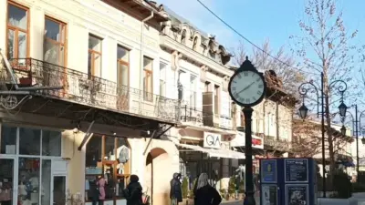 Strada Cuza Vodă din Buzău - centrul istoric Buzău