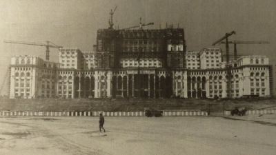 Construirea Casei Poporului / Palatul Parlamentului din Bucuresti