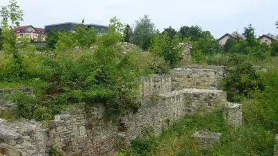 Ruinele Curții Domnești din Suceava, str.  Ana Ipătescu