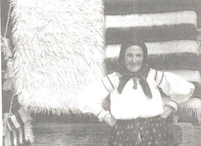 Irina Șteț - maestra cergilor maramureșene de la Săpânța