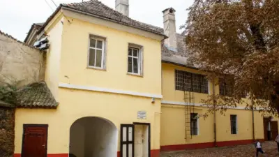 Primăria veche și Scara Acoperită din Mediaș, Sibiu