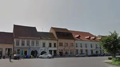 Case vechi din Mediaș, piața Regele Ferdinand