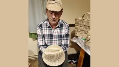 Kiss Jozsef din Câmpenița, Mureș, maestru în arta împletirii papurei