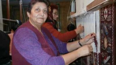 Maria Tantan – Țesătoarea de covoare oltenești  din Tismana, Gorj