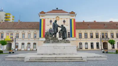 Monumentul Wesselenyi din Zalău, piața Iuliu Maniu