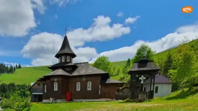 Mănăstirea Ciocănești (Schitul Suhard), Suceava.Poiană de munte, devenită loc de închinare sub ocrotirea Suhardului.