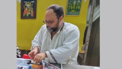Daniel Paneș, iconar și profesor în Ațel, Sibiu