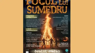 Focul lui Sumedru 2025 – pe dealul Mățău, Câmpulung Muscel, Argeș