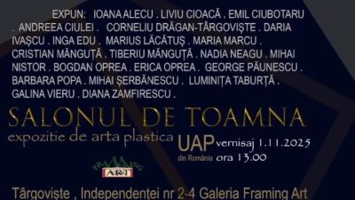 Salonul de Toamnă – Expoziție de artă plastică UAP la Galeria Framing Art, Târgoviște