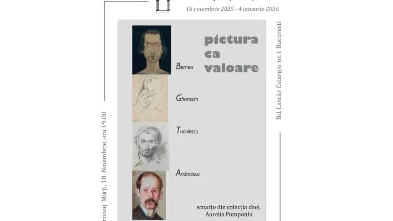 Pictura ca valoare – expoziție de pictură cu Andreescu, Țuculescu, Gherasim și Bernea