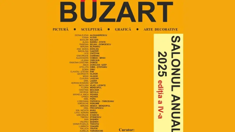 Salonul Anual Buzart 2025 – ediția a IV-a. Pictură. Sculptură. Grafică. Arte decorative