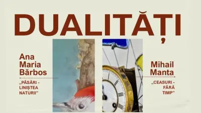 „Dualități” – expoziție Ana Maria Bărbos si Mihail Manta la Galeria de Artă Ploiești