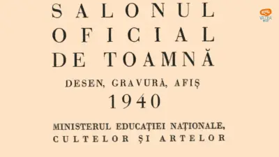 Salonul Oficial de Toamnă desen, gravură și afiș din 1940