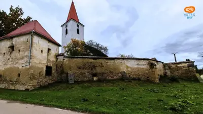 Biserica fortificată din Bruiu – bazilica romanică a Sfântului Nicolae și cetatea ovală