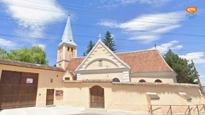 Biserica fortificată din Apața – biserica reconstruită după incendiul din 1794