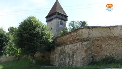 Biserica fortificată din Chirpăr – turnul cu șapte niveluri și vestigiile zwingerului