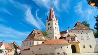 Biserica evanghelică din Cisnădie – turnul de 59 de metri și Tezaurul Sfintei Walpurga