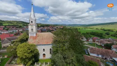 Biserica evanghelică din Lovnic – turnul de 47 de metri și patrimoniul comunității săsești
