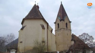 Biserica fortificată din Târnava – bolțile gotice și altarul de la Muzeul Brukenthal