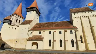 Biserica fortificată din Șeica Mică – Curtea Fântânii și sistemul dublu de apărare